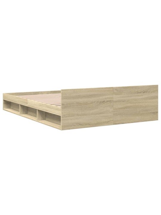 Rám postele se zásuvkami dub sonoma 120x190 cm kompozitní dřevo