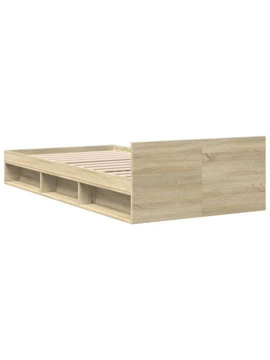 Rám postele se zásuvkou dub sonoma 100x200 cm kompozitní dřevo