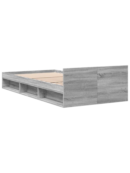 Rám postele se zásuvkou šedý sonoma 75x190 cm kompozitní dřevo