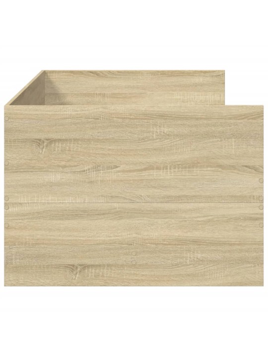 Válenda se zásuvkami bez matrace dub sonoma 75 x 190 cm
