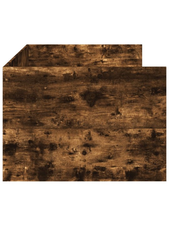 Válenda se zásuvkami bez matrace kouřový dub 75 x 190 cm