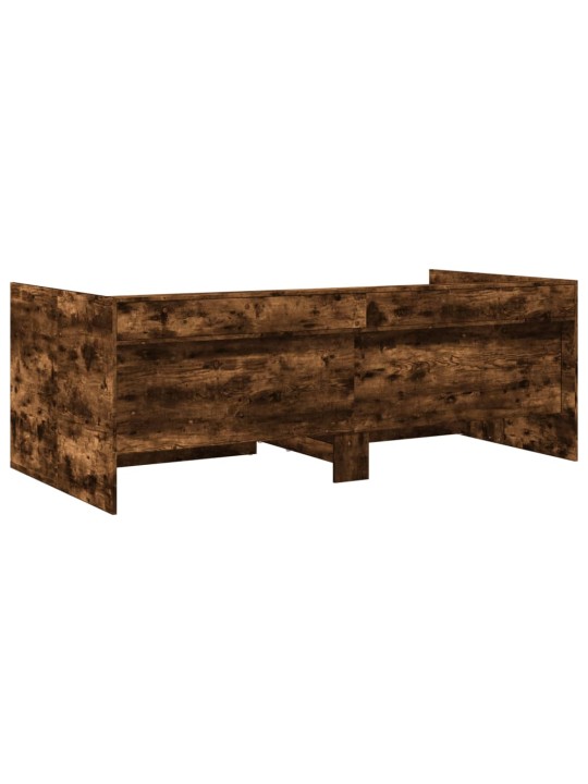 Válenda se zásuvkami bez matrace kouřový dub 100 x 200 cm