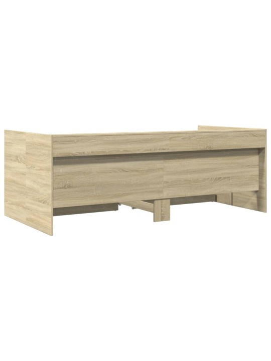 Válenda se zásuvkami bez matrace dub sonoma 75 x 190 cm