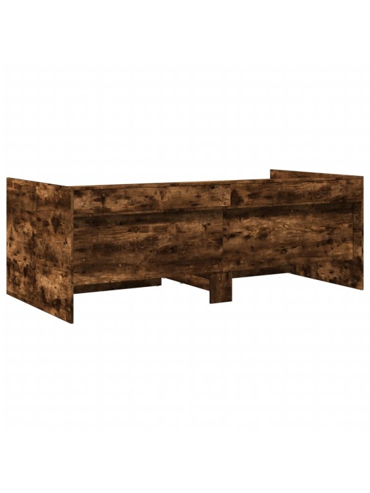 Válenda se zásuvkami bez matrace kouřový dub 75 x 190 cm