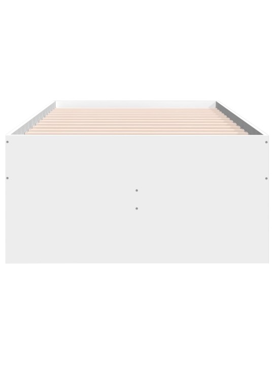 Válenda se zásuvkami bez matrace bílá 100 x 200 cm