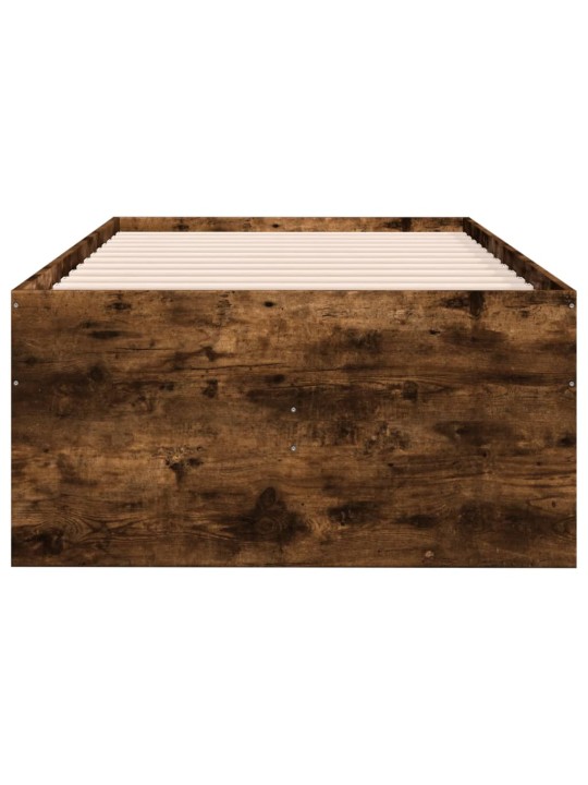 Válenda se zásuvkami bez matrace kouřový dub 90 x 200 cm