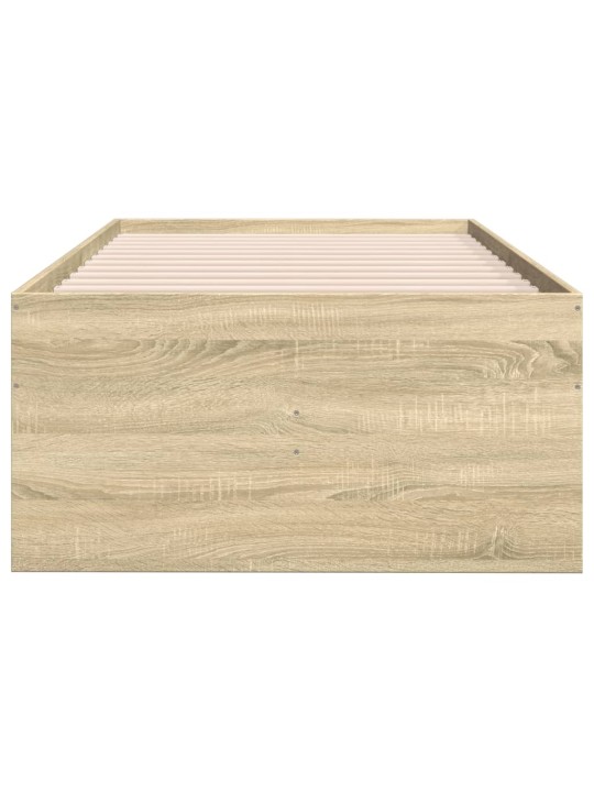 Válenda se zásuvkami bez matrace dub sonoma 75 x 190 cm
