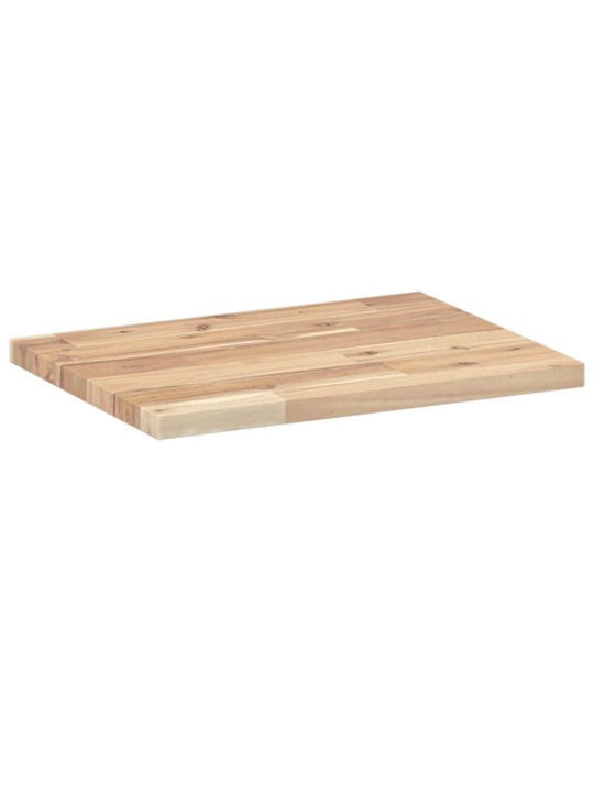 Plovoucí police 3 ks 40 x 30 x 2 cm neošetřené akáciové dřevo