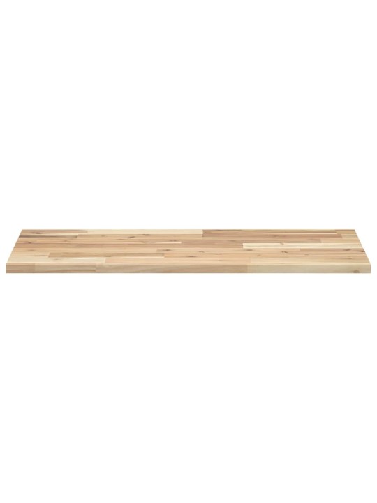 Plovoucí police 2 ks 80 x 40 x 2 cm neošetřené akáciové dřevo