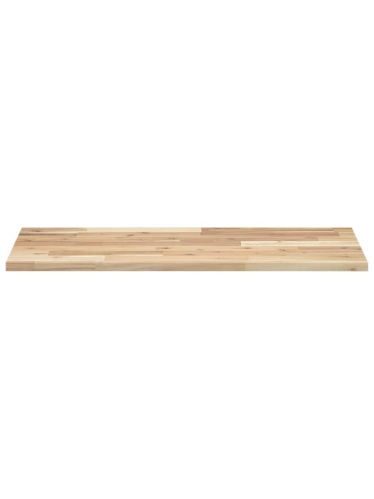 Koupelnová deska neošetřená 80x40x2 cm masivní akáciové dřevo