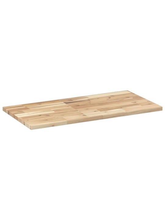 Koupelnová deska neošetřená 80x40x2 cm masivní akáciové dřevo