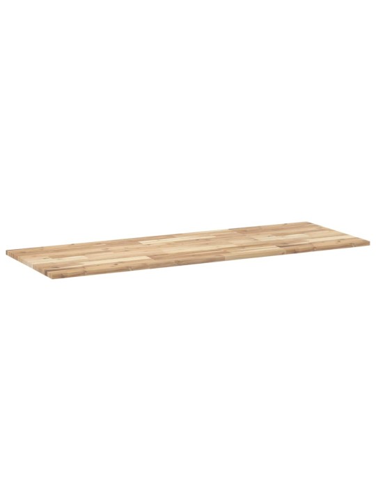 Koupelnová deska neošetřená 120x50x2 cm masivní akáciové dřevo