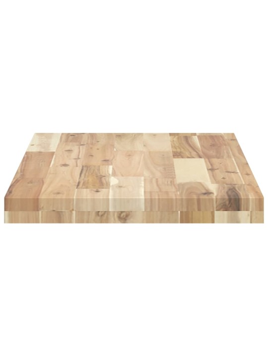 Koupelnová deska neošetřená 80x40x4 cm masivní akáciové dřevo