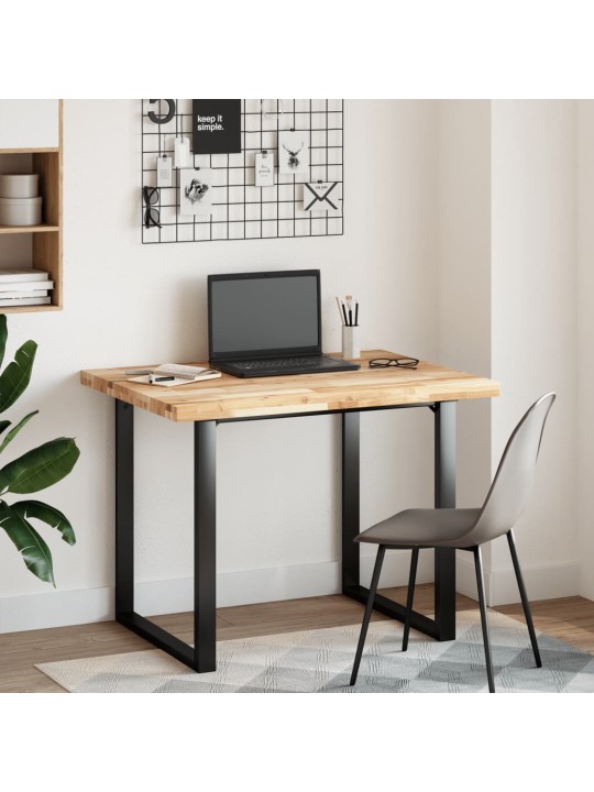 Deska psacího stolu neošetřená 100 x 80 x 4 cm masivní akácie