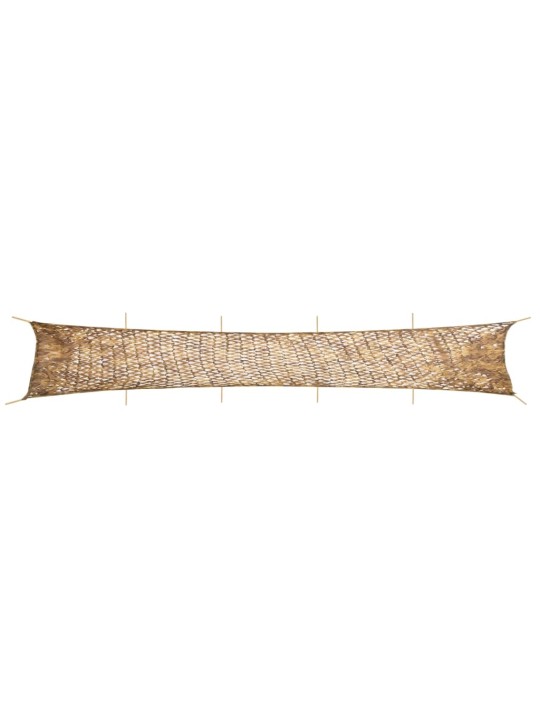 Maskovací síť s úložným vakem 1 038 x 137 cm písková