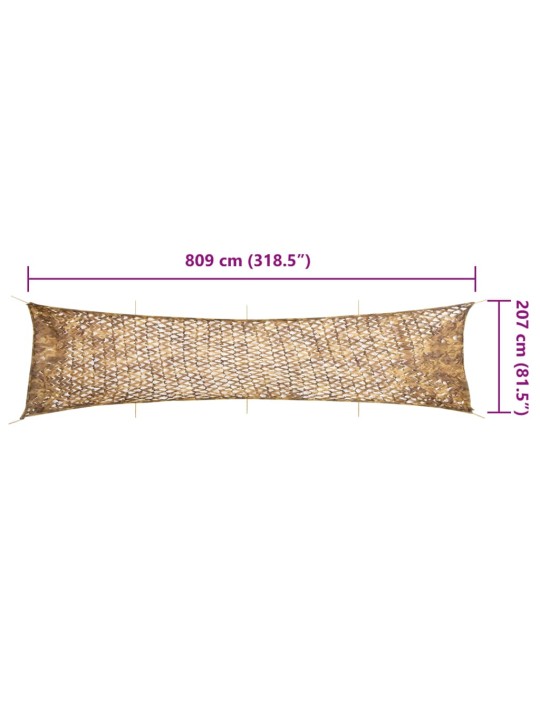Maskovací síť s úložným vakem 809 x 207 cm písková