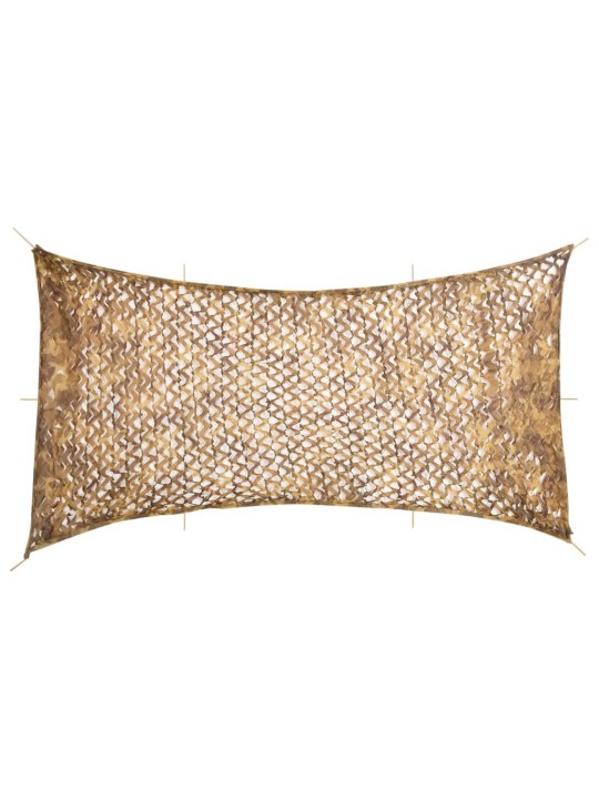 Maskovací síť s úložným vakem 708 x 423 cm písková