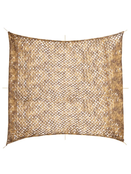 Maskovací síť s úložným vakem 521 x 493 cm písková