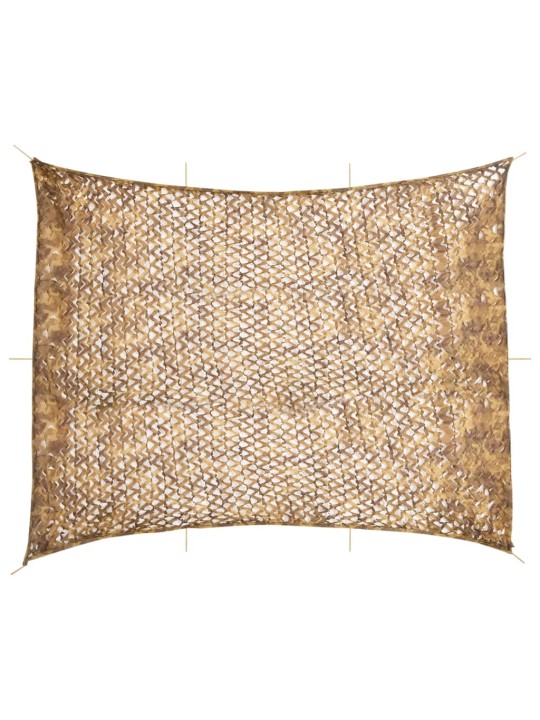Maskovací síť s úložným vakem 618 x 512 cm písková