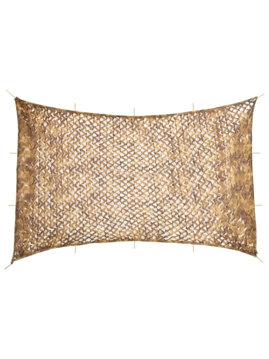 Maskovací síť s úložným vakem 833 x 609 cm písková