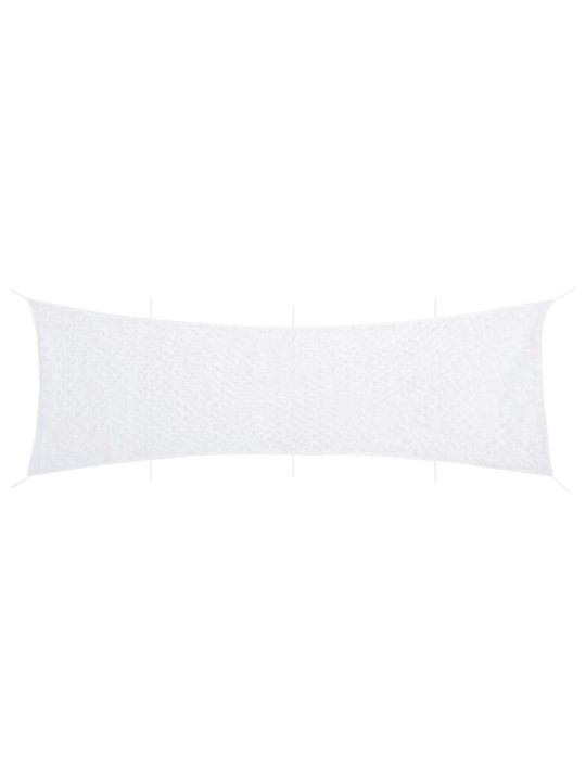 Maskovací síť s úložným vakem 809 x 207 cm bílá