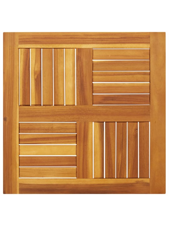 Stolní deska 60 x 60 x 2 cm čtvercová masivní akáciové dřevo