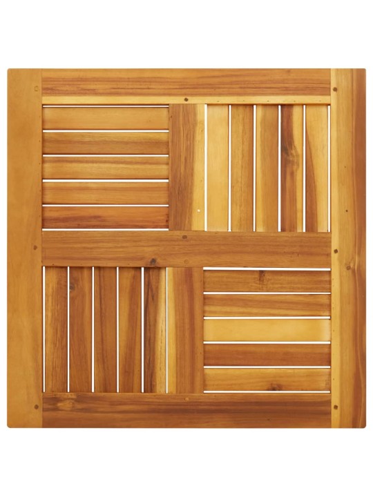 Stolní deska 60 x 60 x 2 cm čtvercová masivní akáciové dřevo