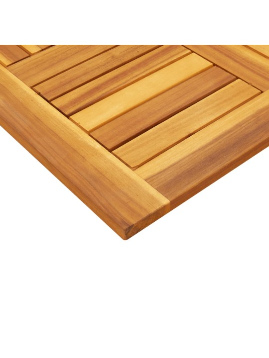 Stolní deska 60 x 60 x 2 cm čtvercová masivní akáciové dřevo
