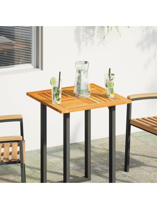 Stolní deska 60 x 60 x 2 cm čtvercová masivní akáciové dřevo