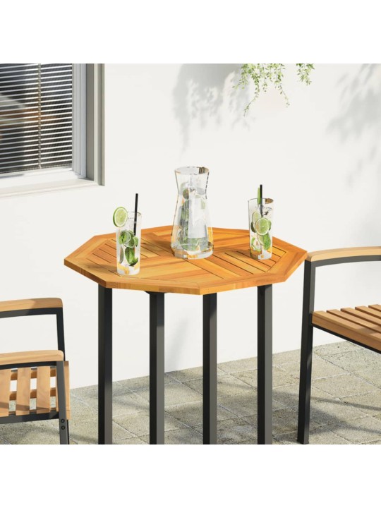Stolní deska 70 x 70 x 2 cm osmihranná masivní akáciové dřevo