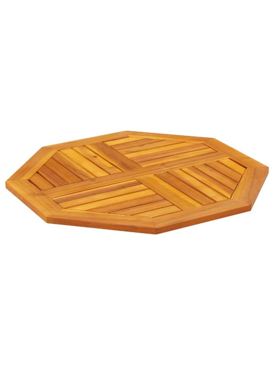 Stolní deska 70 x 70 x 2 cm osmihranná masivní akáciové dřevo