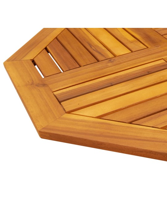 Stolní deska 70 x 70 x 2 cm osmihranná masivní akáciové dřevo