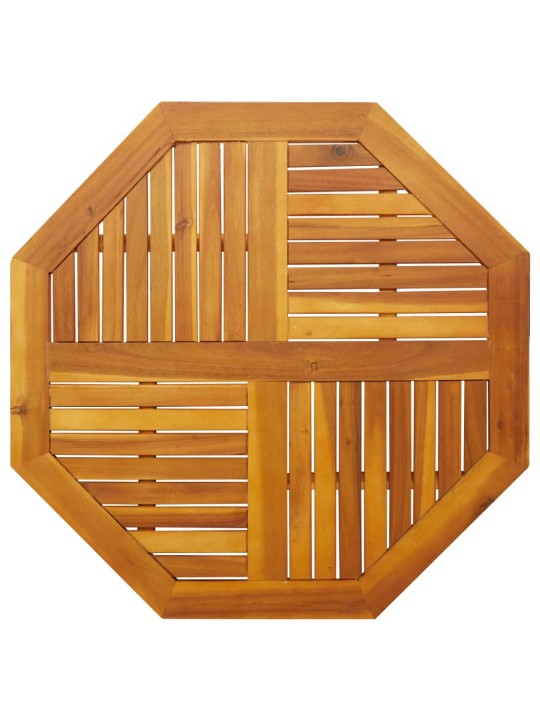 Stolní deska 90 x 90 x 2,2 cm osmihranná masivní akáciové dřevo