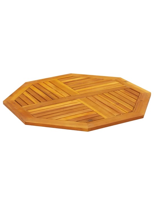 Stolní deska 90 x 90 x 2,2 cm osmihranná masivní akáciové dřevo