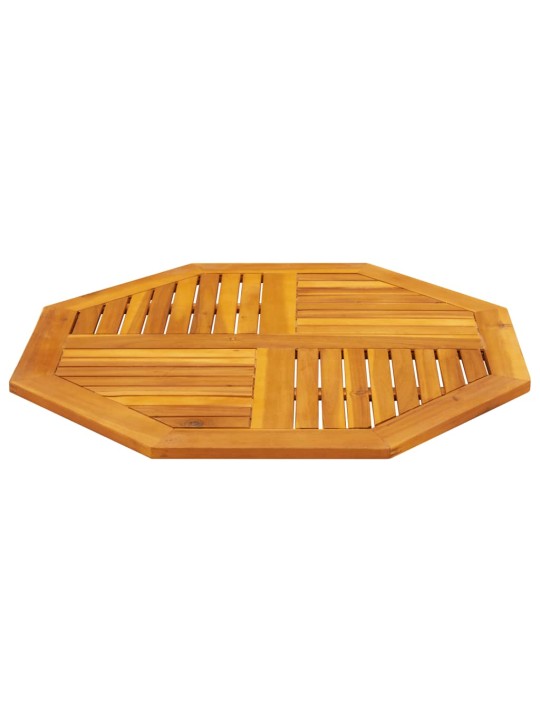 Stolní deska 90 x 90 x 2,2 cm osmihranná masivní akáciové dřevo
