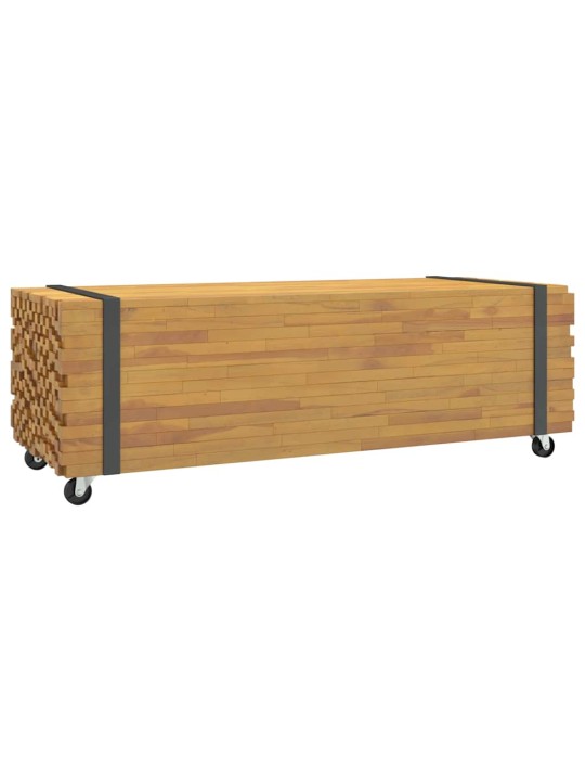 Konferenční stolek 110x45x35 cm masivní teakové dřevo