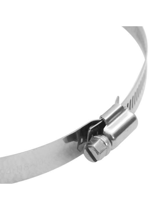 Hadicové svorky 6 ks 91–140 mm nerezová ocel 304