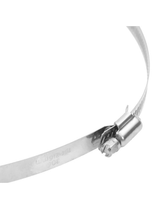 Hadicové svorky 6 ks 91–165 mm nerezová ocel 304