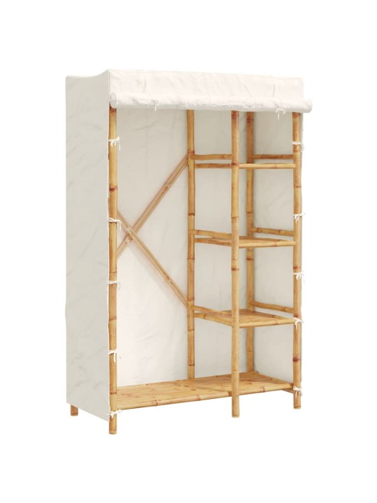 Šatní skříň 110 x 45 x 170 cm bambus