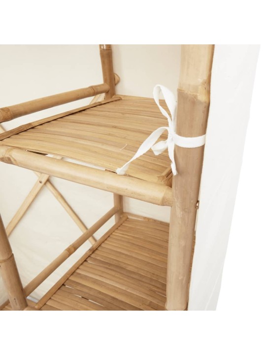 Šatní skříň 110 x 45 x 170 cm bambus