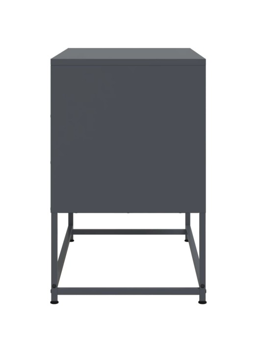 TV skříňka antracitová 68,5 x 39 x 60,5 cm ocel