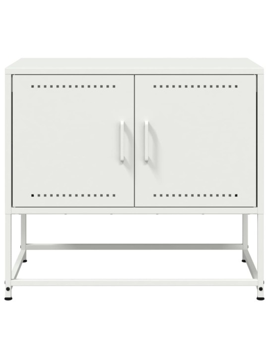 TV skříňka bílá 68,5 x 39 x 60,5 cm ocel