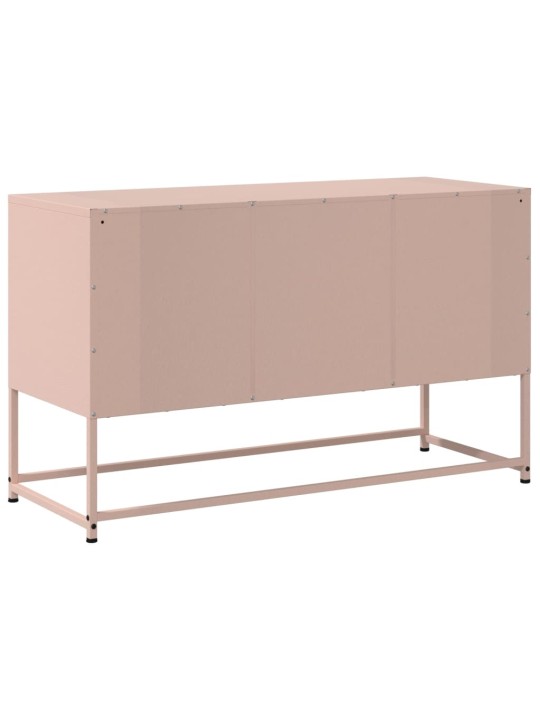 TV skříňka růžová 100,5 x 39 x 60,5 cm ocel