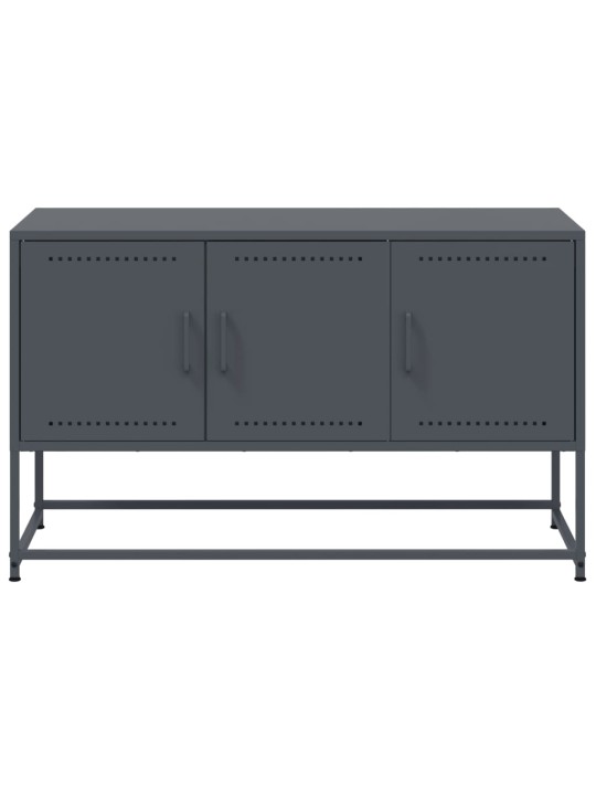 TV skříňka antracitová 100,5 x 39 x 60,5 cm ocel