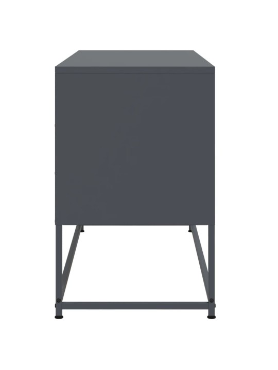 TV skříňka antracitová 100,5 x 39 x 60,5 cm ocel