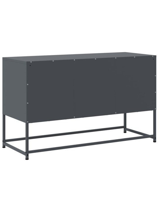 TV skříňka antracitová 100,5 x 39 x 60,5 cm ocel