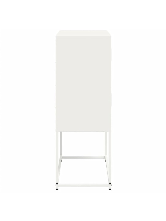 Příborník bílý 68,5 x 38,5 x 107 cm ocel