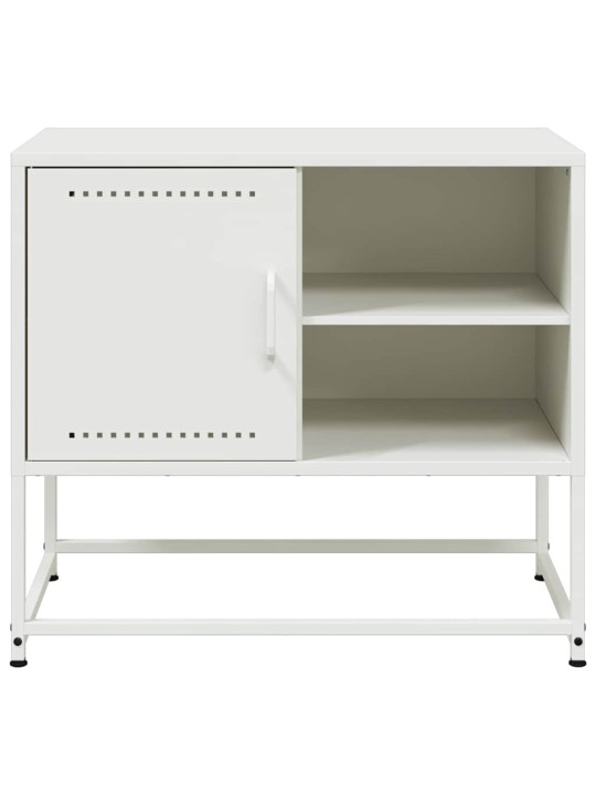 TV skříňka bílá 68 x 39 x 60,5 cm ocel