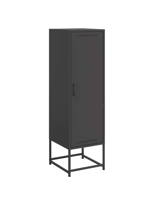 Skříň highboard černá 36 x 39 x 123 cm ocel