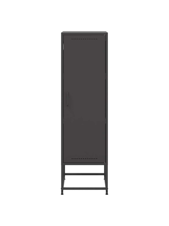 Skříň highboard černá 36 x 39 x 123 cm ocel